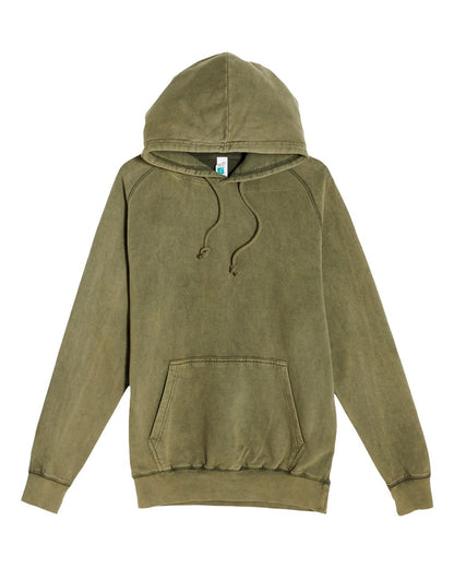 Unisex Vintage Raglan Hooded Sweatshirt - LST004