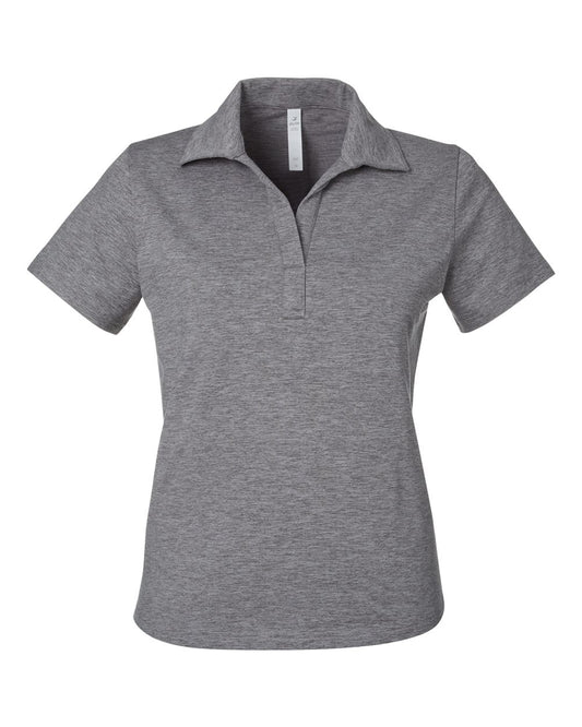 Women's Fairway Marbled Jersey Polo - PDP7058