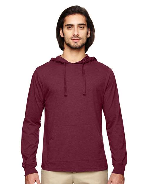 Unisex Eco Jersey Pullover Hooded Long Sleeve T-Shirt - EC1085