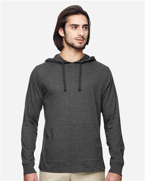 Unisex Eco Jersey Pullover Hooded Long Sleeve T-Shirt - EC1085