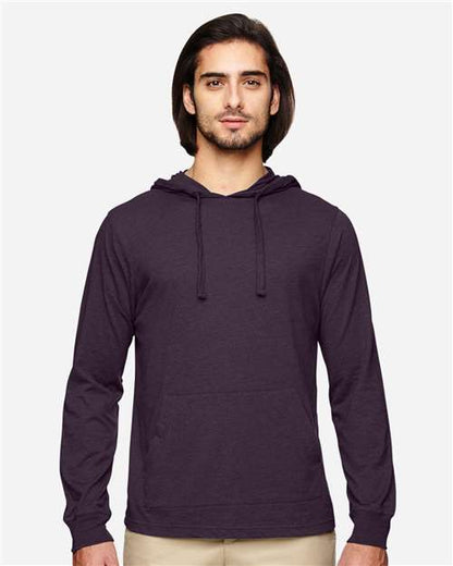 Unisex Eco Jersey Pullover Hooded Long Sleeve T-Shirt - EC1085