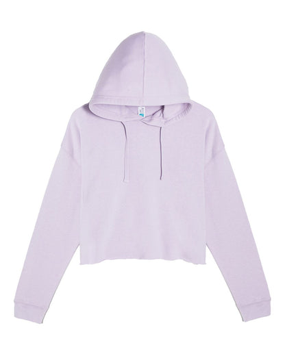 Women's Cropped Fleece Hooded Sweatshirt - LS12000