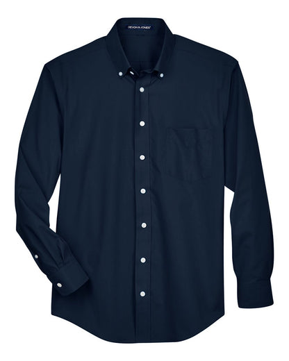 Men's Tall Crown Collection® Broadcloth Woven Dress Shirt - D620T