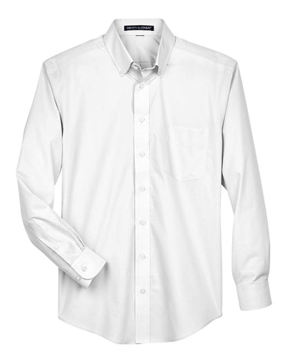 Men's Tall Crown Collection® Broadcloth Woven Dress Shirt - D620T