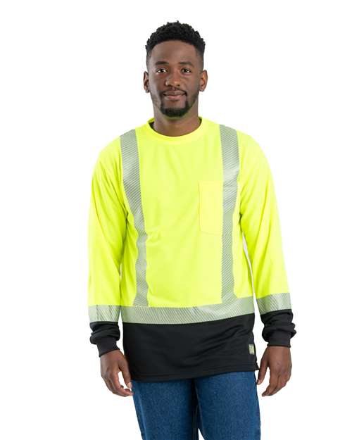 Men's Hi-Vis Class 3 Color Blocked T-Shirt - HVK018