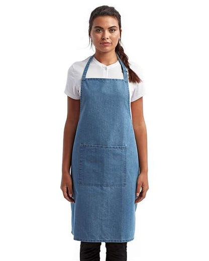 Recycled Pocket Bib Apron - RP154