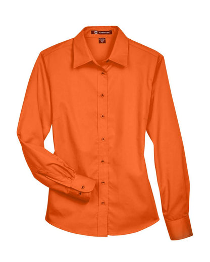 Women's Easy Blend™ Long Sleeve Twill Dress Shirt with Stain-Release - M500W