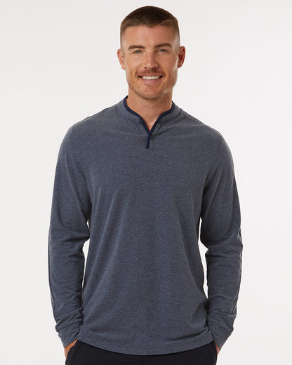 Men's Henley Long Sleeve T-Shirt - A597