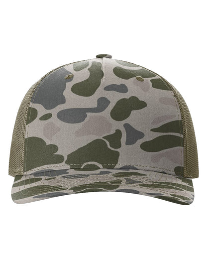 Five-Panel Printed Trucker Cap - 112PFP