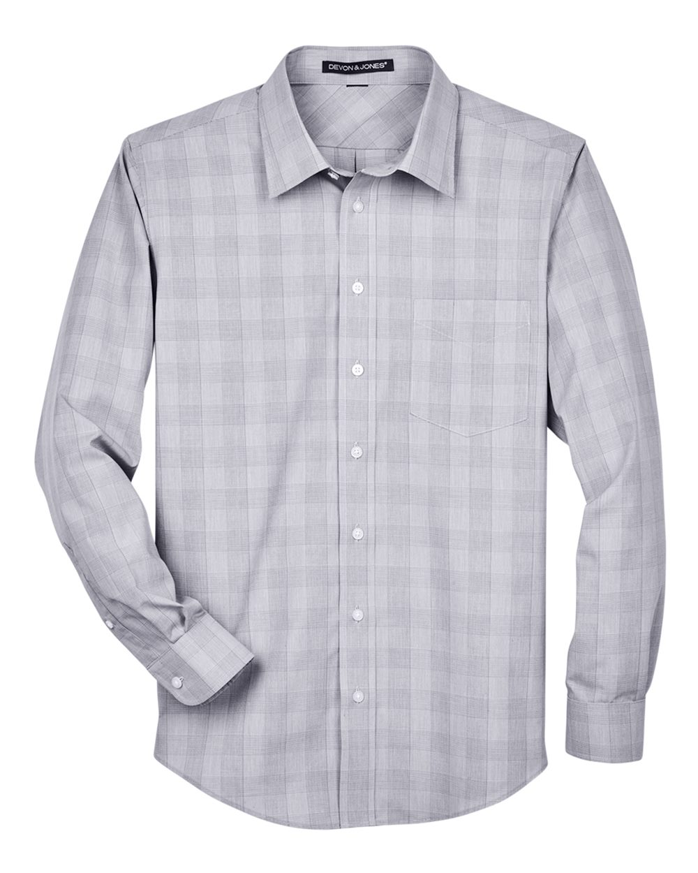 Men's Crown Collection® Glen Plaid Woven Dress Shirt - DG520