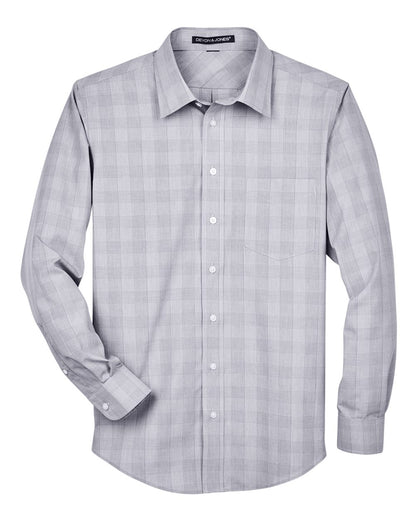 Men's Crown Collection® Glen Plaid Woven Dress Shirt - DG520