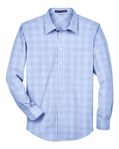 Men's Crown Collection® Glen Plaid Woven Dress Shirt - DG520