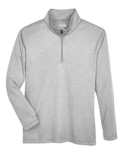 Youth Zone Sonic Heather Performance Quarter-Zip Pullover - TT31HY