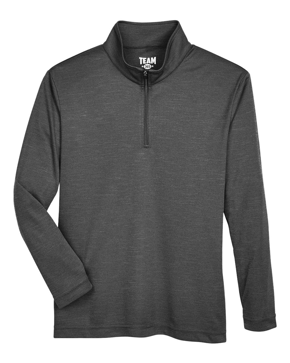 Youth Zone Sonic Heather Performance Quarter-Zip Pullover - TT31HY