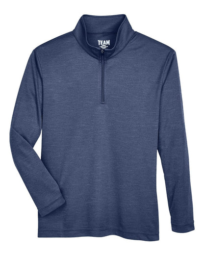 Youth Zone Sonic Heather Performance Quarter-Zip Pullover - TT31HY