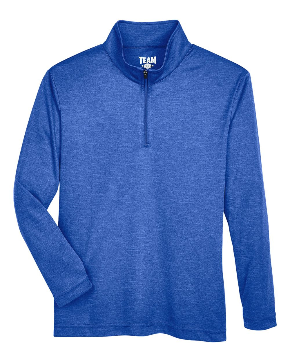 Youth Zone Sonic Heather Performance Quarter-Zip Pullover - TT31HY