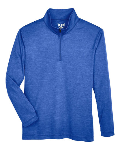 Youth Zone Sonic Heather Performance Quarter-Zip Pullover - TT31HY