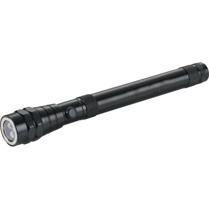 Black Flare Telescopic LED Magnetic Flashlight