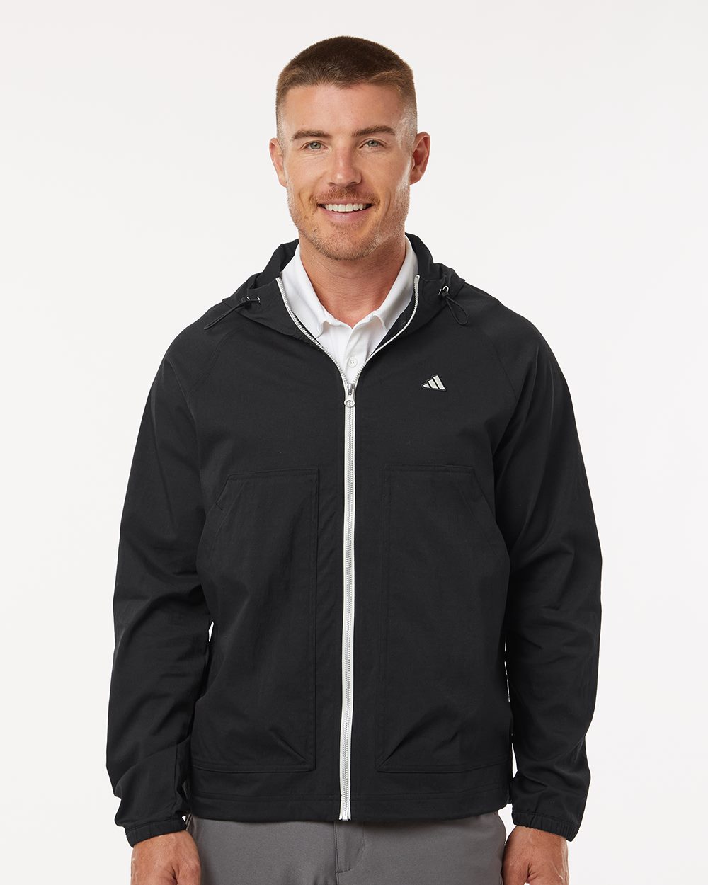 Men's Go-To Utility Durable Water-Repellent Full-Zip Jacket - A2007