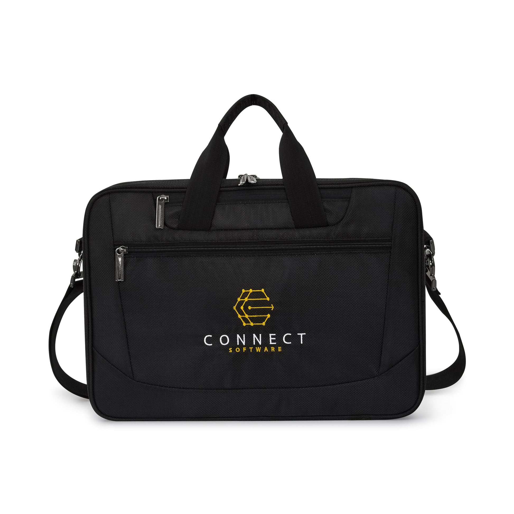 Black Travis & Wells® Transit Laptop Portfolio