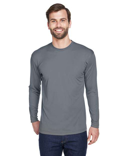 Men's Cool & Dry Sport Long Sleeve Performance Interlock T-Shirt - 8422