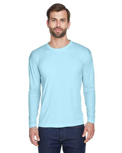 Men's Cool & Dry Sport Long Sleeve Performance Interlock T-Shirt - 8422