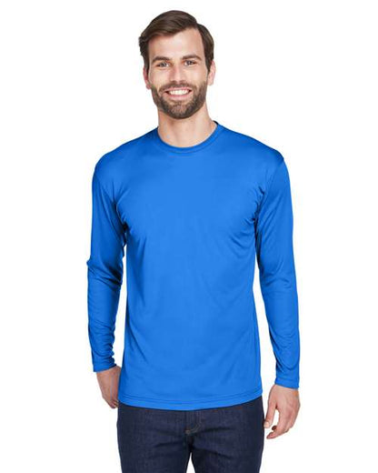Men's Cool & Dry Sport Long Sleeve Performance Interlock T-Shirt - 8422