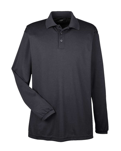 Men's Cool & Dry Long Sleeve Mesh Piqué Polo - 8210LS