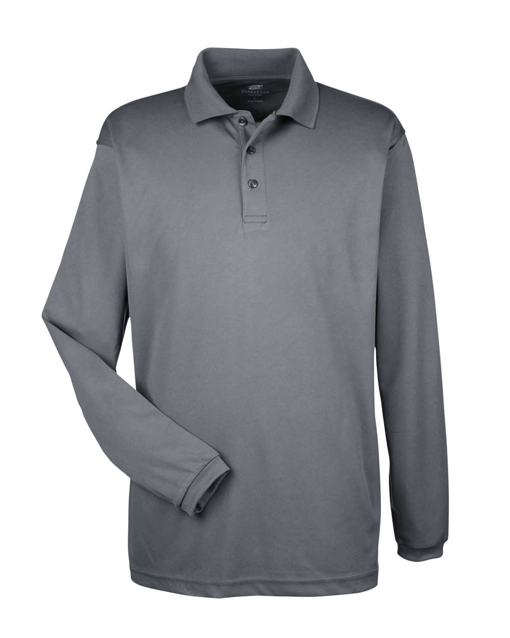 Men's Cool & Dry Long Sleeve Mesh Piqué Polo - 8210LS