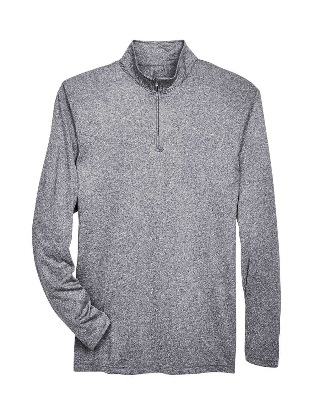 Men's Cool & Dry Heathered Performance Quarter-Zip Pullover - 8618
