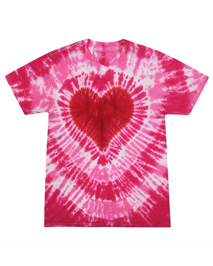 Unisex Shapes Tie-Dyed T-Shirt - 1150