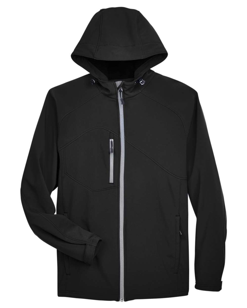 Men's Prospect Two-Layer Fleece Bonded Soft Shell Hooded Jacket - 88166