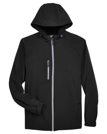 Men's Prospect Two-Layer Fleece Bonded Soft Shell Hooded Jacket - 88166