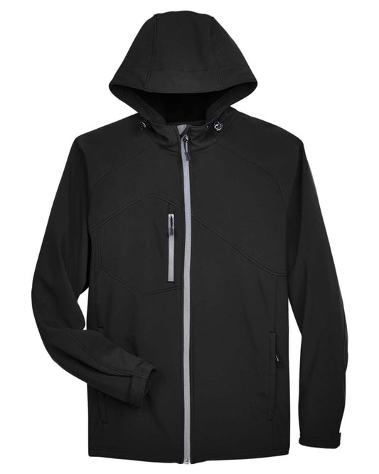 Men's Prospect Two-Layer Fleece Bonded Soft Shell Hooded Jacket - 88166