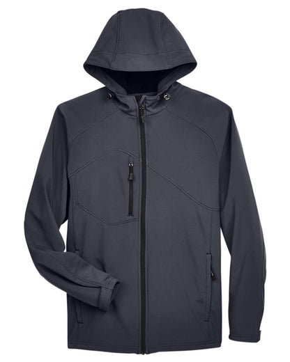 Men's Prospect Two-Layer Fleece Bonded Soft Shell Hooded Jacket - 88166