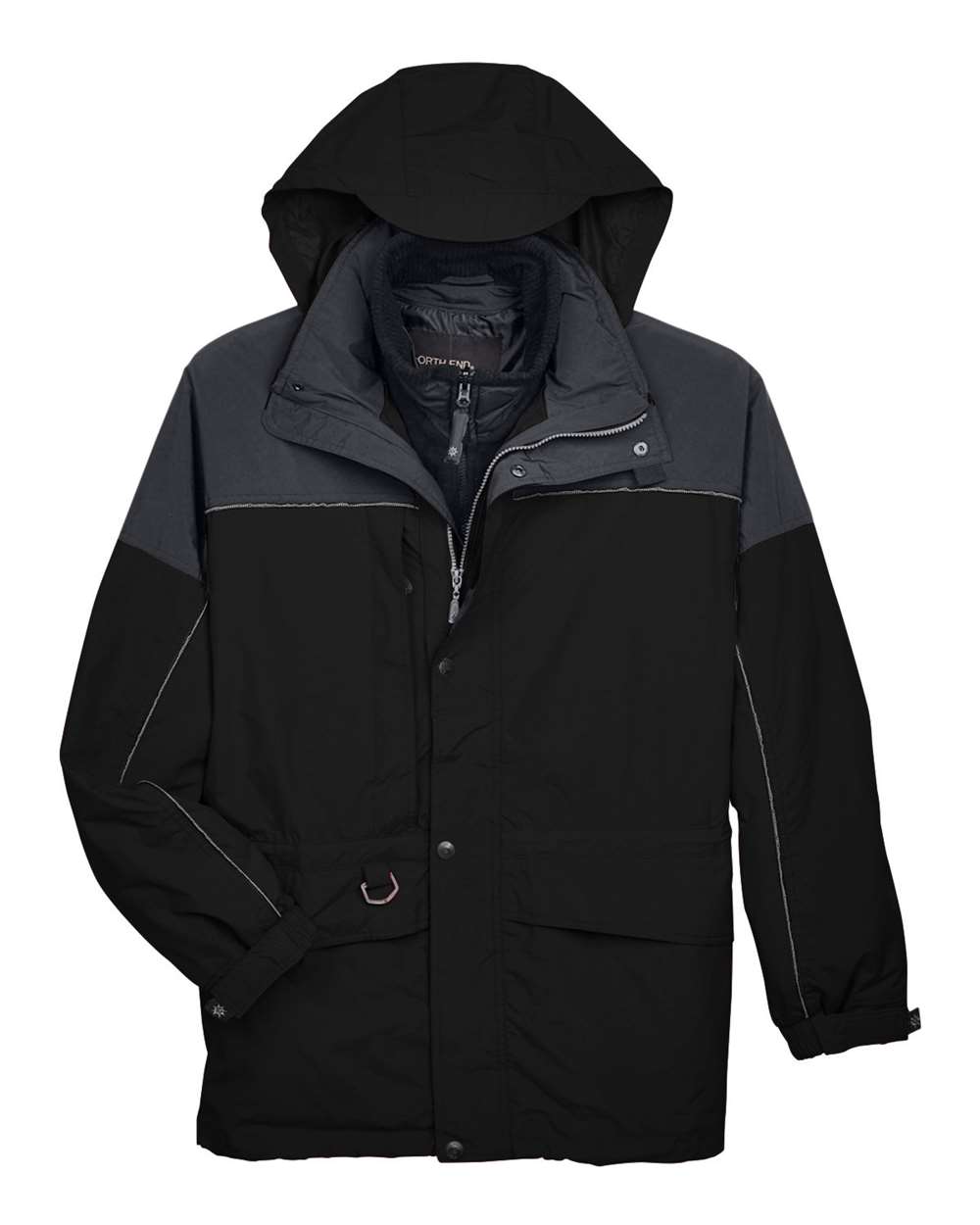 Men's 3-in-1 Two-Tone Parka - 88006