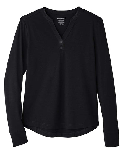 Women's JAQ Stretch Performance V-Neck Snap Pullover - NE400W