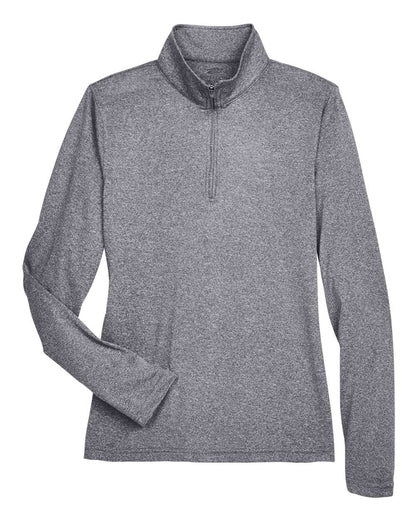 Women's Cool & Dry Heathered Performance Quarter-Zip Pullover - 8618W
