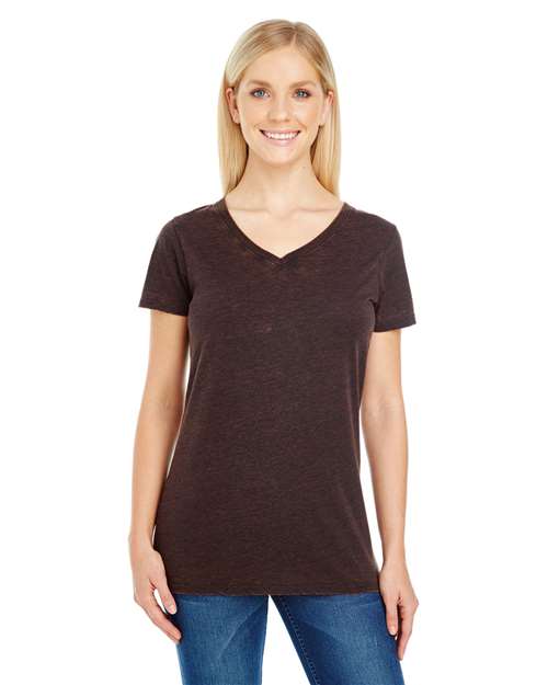 Women's Cross Dye V-Neck T-Shirt - 215B
