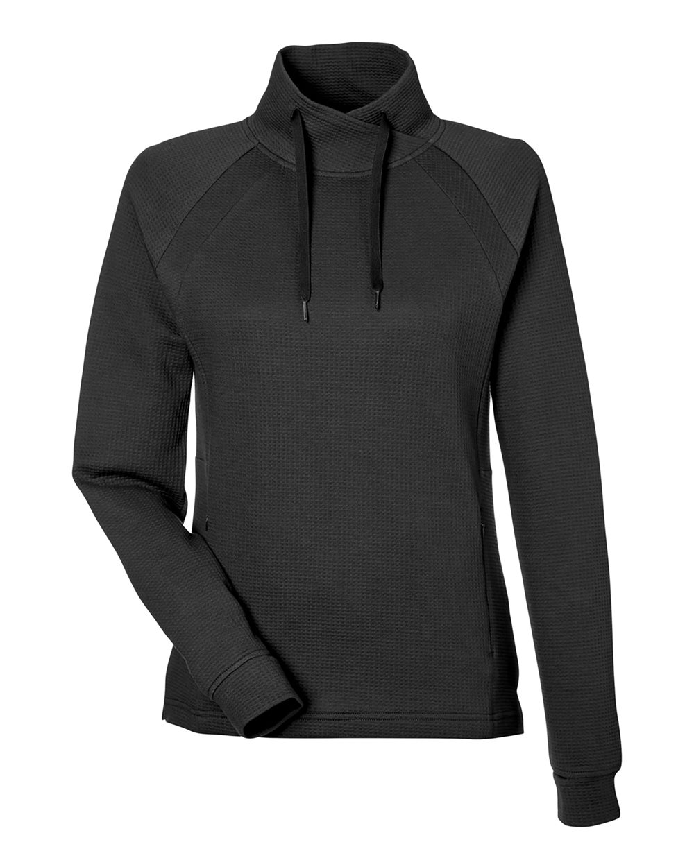Women's Rhythm Waffle Cross-Neck Pullover - NE200W