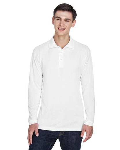 Men's Cool & Dry Sport Long Sleeve Polo - 8405LS