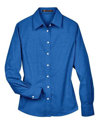 Women's Long Sleeve Oxford Dress Shirt - M600W
