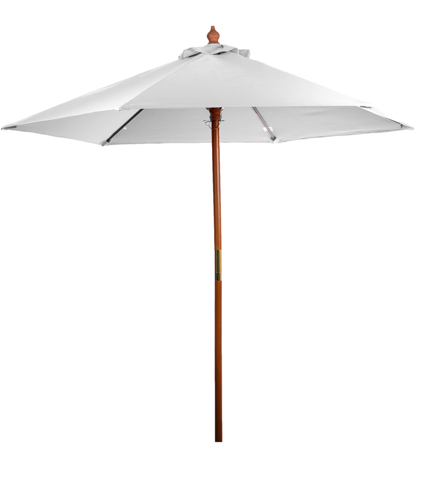 7' Bamboo Recycled Market Umbrella