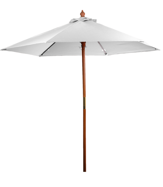 7' Bamboo Recycled Market Umbrella