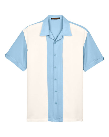 Men's Two-Tone Camp Shirt - M575