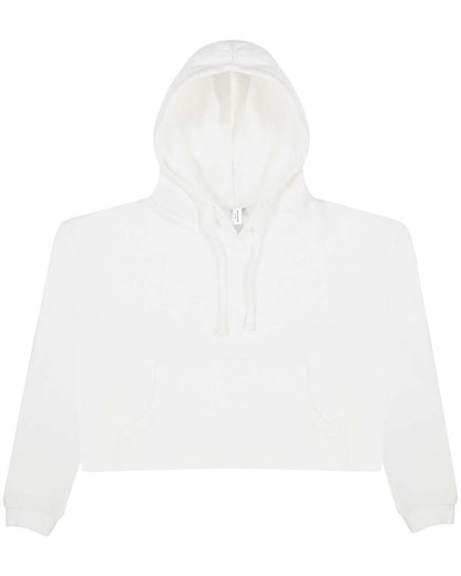 Women's Girlie Cropped Hooded Fleece with Pocket - JHA016