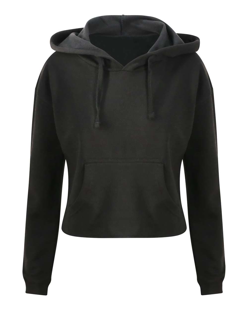 Women's Girlie Cropped Hooded Fleece with Pocket - JHA016