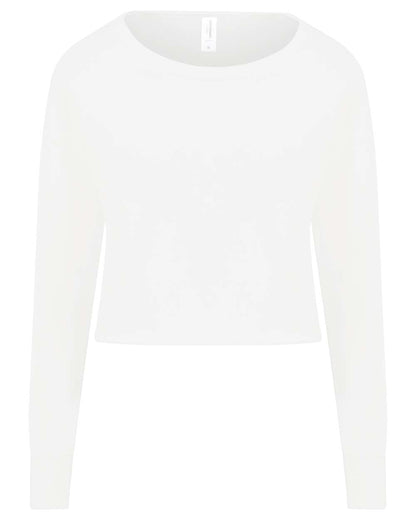 Women's Cropped Crewneck Sweatshirt - JHA035