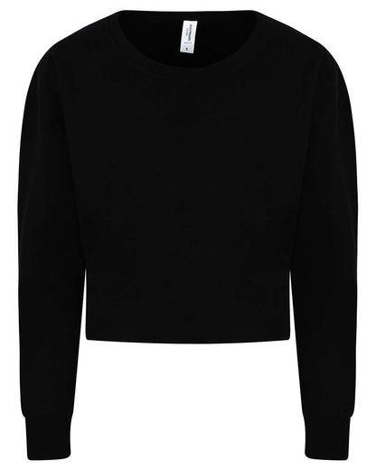 Women's Cropped Crewneck Sweatshirt - JHA035