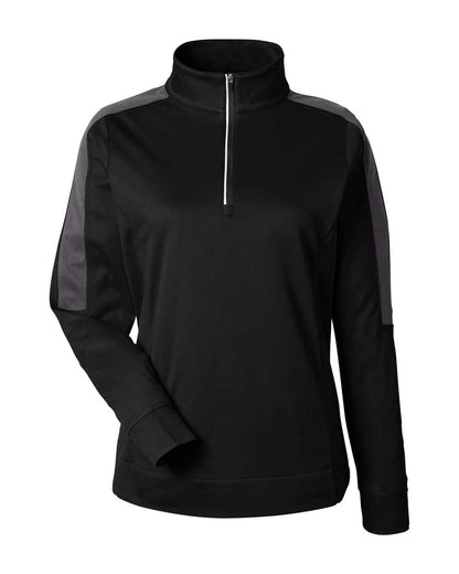 Women's Market Snag Protect Mesh Colorblock Quarter-Zip Pullover - CE404W